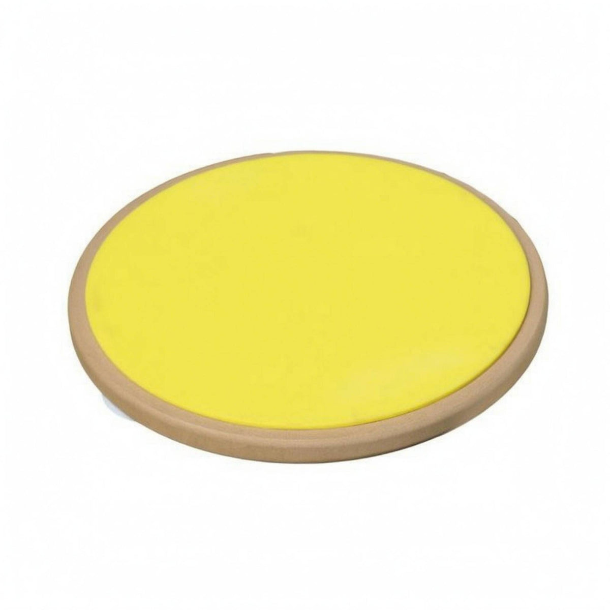 Beige Rim Quiet Drum Practice Pad 29 Cm Drum Practice Pad Basic Hand Technique Music Training Equipment