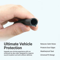 Automotive Rubber Weather Seal Strip, Universal Car Door Seal Strip, Soft Flexib #variant:Waterproof Groove Small