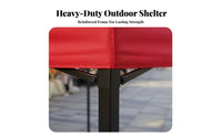 3x3 Folding Canopy Foldable Outdoor Advertising Tent Waterproof Quick-Setup up Canopy Tent for Street Vendors, Campers Markets, Company Outings