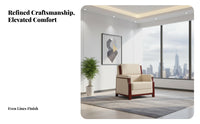 Modern Design Upholstered Tub Chair Minimalist & aesthetic Lounge Seat Ergonomic Indoor Seating High-Resilience foam center for Business Professionals, Office Managers, Interior Designers, Reception Area, Waiting Room, comfortable-corner corner, Bedroom