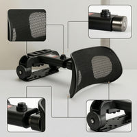 Telescoping Adjustable Scooter Backrest Foldable Scooter Backrest with Mesh Pad Ergonomic Comfortable for Commuters, Daily Commute, City Travel