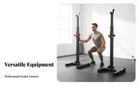 Squat Rack Adjustable Catches Bench Press Rack Heavy Duty Multi-Function Power Cage for Weightlifters, Bodybuilders
