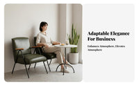 Upholstered Dining Set Retro & Aesthetic Upholstered Metal Frame Chair Padded Seat Safeguarding Floor Glides