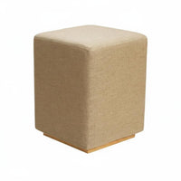 Upholstered Square Stool Nordic Design Small Seat Sturdy for fromice, Shop Owners