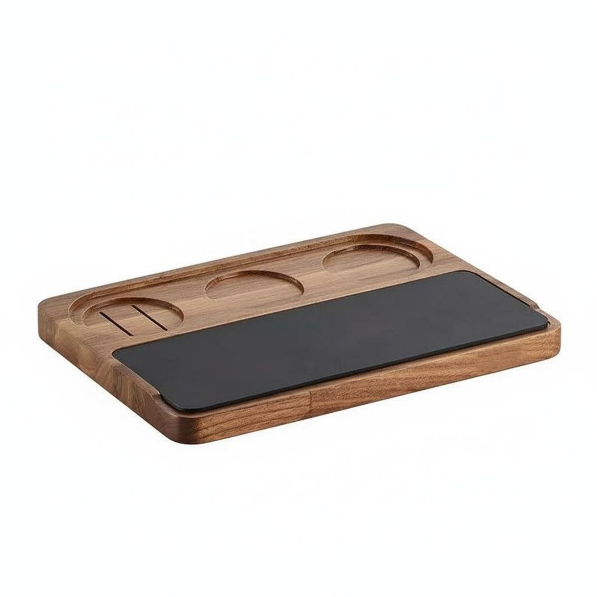 Wooden Espresso Tamping Station Universal Fit 51-58mm Espresso Tamping Station