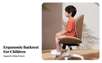 Adjustable Rotating Chair Ergonomic Support Support Household Furniture with Casters Easy Assembly for Students, Adults, Home