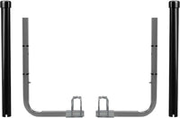 Boat Trailer Guide with Black PVC Pipe