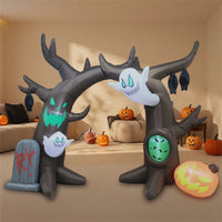 8 Ft Inflatable Archway Lighted Inflatable Arch Stable Decoration Long-Lasting for Garden