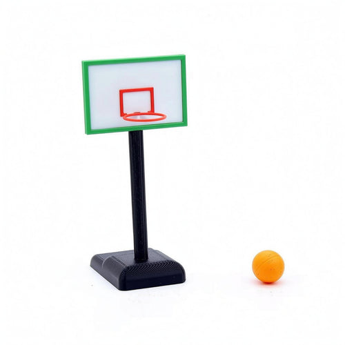 1/12 Scale Basketball Hoop Lightweight Dollhouse Basketball Hoop Bright Colors