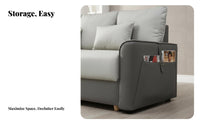 Multi-Functional transformable Storage Sofa Modern and design Living Room Furniture Space-Saving Design Couch Easy Assembly for Apartment Dwellers, residents, Families, Small areas, Office, Home Theater