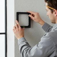 Opening Template with Bubble Level Clear for Drywallers, DIYers