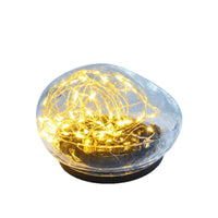 Solar Pebble Light Energy-Saving Garden Light with Glass Shell Environmentally