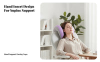 Thick Padded Chair Headrest Pillow Contoured Head Cushion Ergonomic Workspace Accessory Breathable