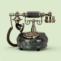 Jade-Tone Wireless Phone Card-Inserting Retro Telephone