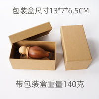 Wooden woodpecker跨境新品创意乔迁礼物木质复古敲门器挂件门铃
