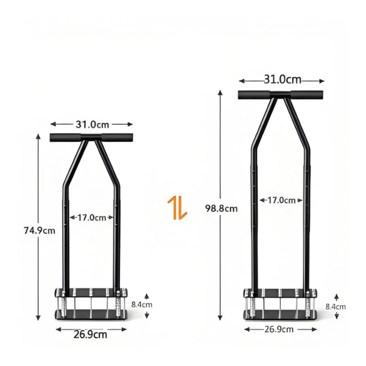 Manual Lawn Aerator Self-Cleaning Manual Prong Aerator Rust-Resistant Lawn Corer Tool for Gardeners