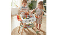 Wooden Barbecue Grill Toy Realistic Wooden Grill Toy