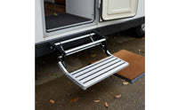 Manual RV Step Foldable Single Folding Motorhome Effortless Step to Operate Vehicle Accessory
