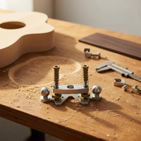 Rotary Base Plate Aluminum Alloy Rotary Tool Base Precise Trimming for Luthiers