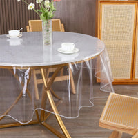 Transparent PVC Round Tablecloth, Modern Minimalist Style