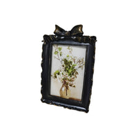 Bow Picture Frame with Bow Detail Classic for Shelf, Side Table