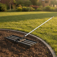 Lawn Leveling Rake Rust-Resistant Lawn Leveling Tool Level Yard Tool for Landscapers