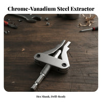 Stripped Extractor with Hex Shank