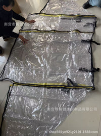 跨境杭州叉车雨篷龙工江淮叉车雨棚顶棚合力防雨防晒围帘叉车遮阳