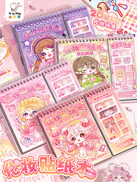 No-Cut Sticker Game Book for Kids with Scene Collage