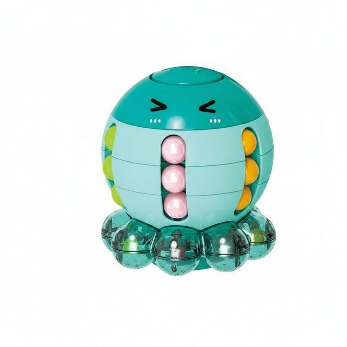 Intelligence Development Enchanting Bean Fidget Toy Hand-Eye Coordination Rotating Bead Brain Teaser Portable Can Shaped Brain Teaser Toy for Children