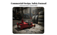 Powerful Engine Truck Tire Changing Tool Heavy Steel Construction Tire Mounting Dismounting Tool Long-Lasting Wheel Changing Machine Locking Collar for Auto Repair Professionals, Mechanics, Vehicle Maintenance
