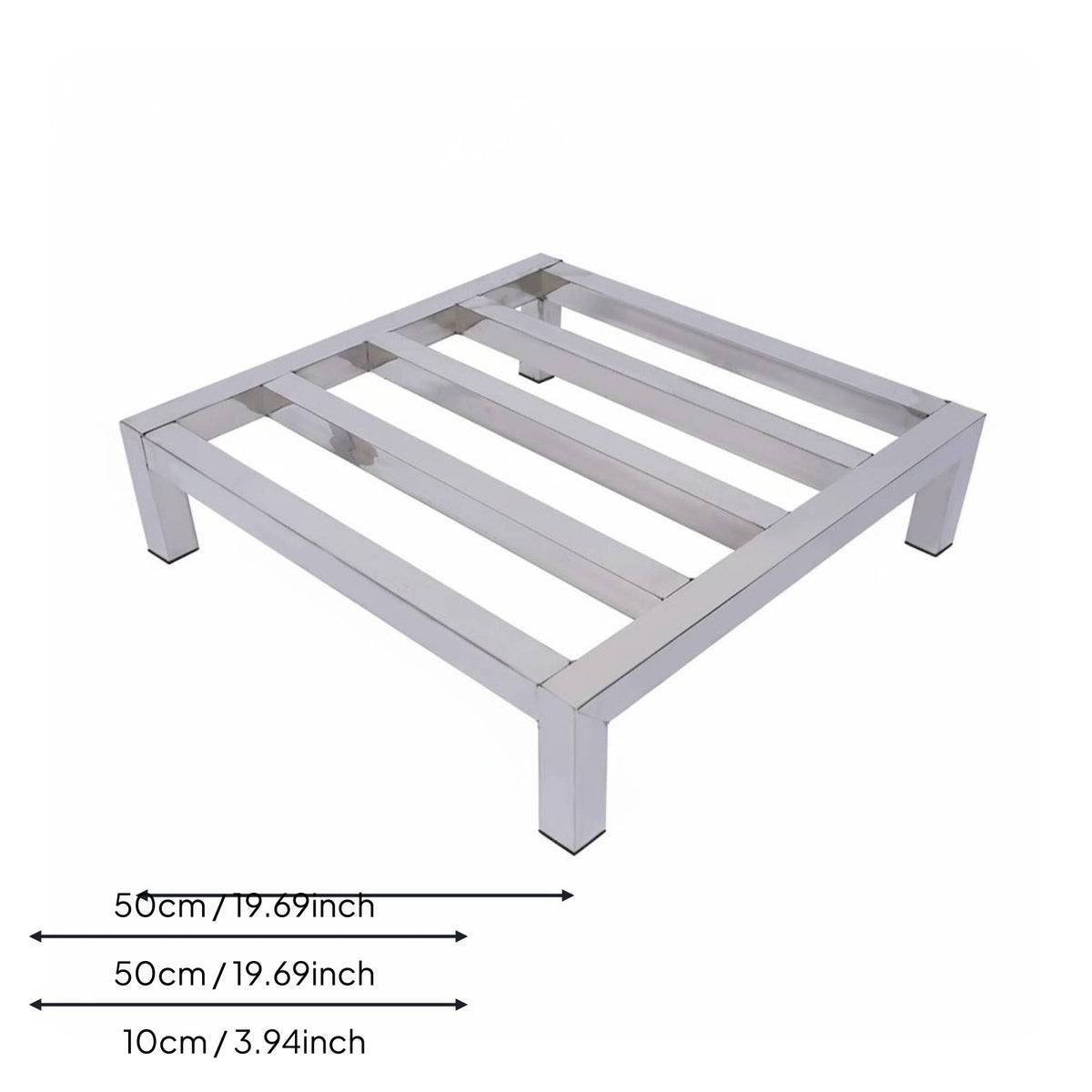 Washing Machine Pedestal Anti-Slip Feet Heavy Duty Stainless Steel Stand Water-Resistant Versatile Support Base for Kitchen, Washroom