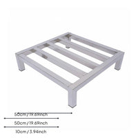 Washing Machine Pedestal Anti-Slip Feet Heavy Duty Stainless Steel Stand Water-Resistant Versatile Support Base for Kitchen, Washroom