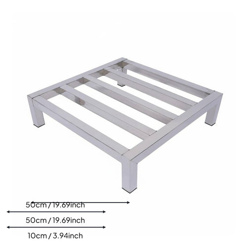 Washing Machine Pedestal Anti-Slip Feet Heavy Duty Stainless Steel Stand Water-Resistant Versatile Support Base for Kitchen, Washroom