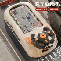 跨境儿童赛车闯关大冒险模拟开车避障闯关游戏机儿童益智桌面玩具