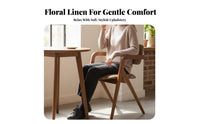 With Armrests Upholstered Wood Armchair centuryera Modern Design Upholstered Wooden Chair Ergonomic rearrest Accent Seat Stylish Appearance for Cafe Owners, Homeowners, Interior Designers, Dining Room, Home Office, Bedroom, Kitchen