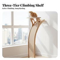 Multimulti-tier Design Suction gripper feline Condo Sunbathing area Pet Furniture Space-Saving pane resting area Transparent Capsule for felines, Apartment Dwellers, Indoors, Living Room, Bedroom