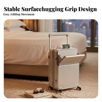 20 Inch Carry-on Suitcase Airport Security Approved Lock Carry-on Luggage Quiet