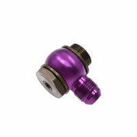 Anodized Finish 360 Degree Rotating Hose Connector Versatile Use Swivel Banjo Bolt Fitting Automotive Part for Car Enthusiasts, Fuel Systems