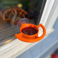 Window Bird Feeder Compact Suction Cup Bird Feeder Easy Install