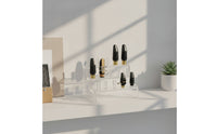 3-Tier Saxophone Mouthpiece Display Stand Tabletop Mouthpiece Stand with 15 Posts Freestanding Space-Saving for Saxophonists