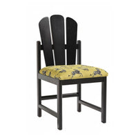 Peacock Chair French Vintage design Dining Room Furniture Padded Seat Armless Design for Homeowners, Bedroom, Commercial Spaces