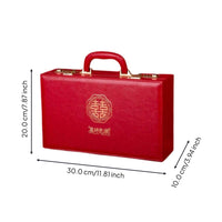 Money Gift Box with Lock, Elegant Wedding Engagement Storage