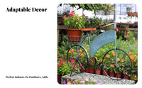 pedal-poweredShaped Planter Vintage design Plant Stand Decorative Accent for Gardeners