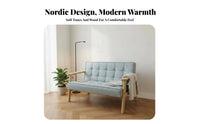 Upholstered Two-Seater child's Bench sturdy Wood Frame kids' Furniture
