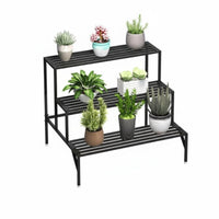Indoor & Outdoor Use Multi-Level Plant Rack Waterproof Tiered Pot Stand Rust-Proof Flower Display Sturdy and Stable for Gardeners, Apartment Dwellers, Homeowners, Balcony, Living Room, Office, Corner