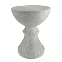 Pedestal Side Table Flat Tabletop Small Side Table Sturdy for Beside Sofa