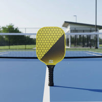 2 Pieces Long-Lasting Fiberglass Pickleball Paddle Shock Absorbing Recreation Equipment Textured Surface for Outdoor