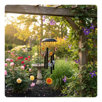 Metal Rooster Wind Chime Melodious Sound Chicken Wind Chime for Patio, Porch