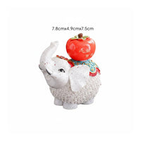 Tea Pet Elephant Small Size Home Decor Textured Finish for Desk